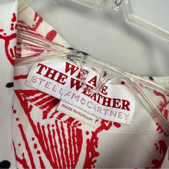 Stella McCartney Rare We Are The Weather Graphic Printed Button Shirt - Picture 5 of 6